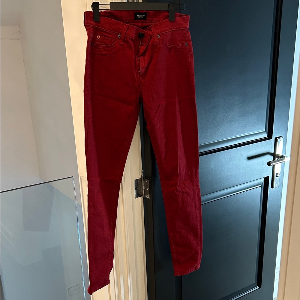 Hudson Red Slim Fit Jeans